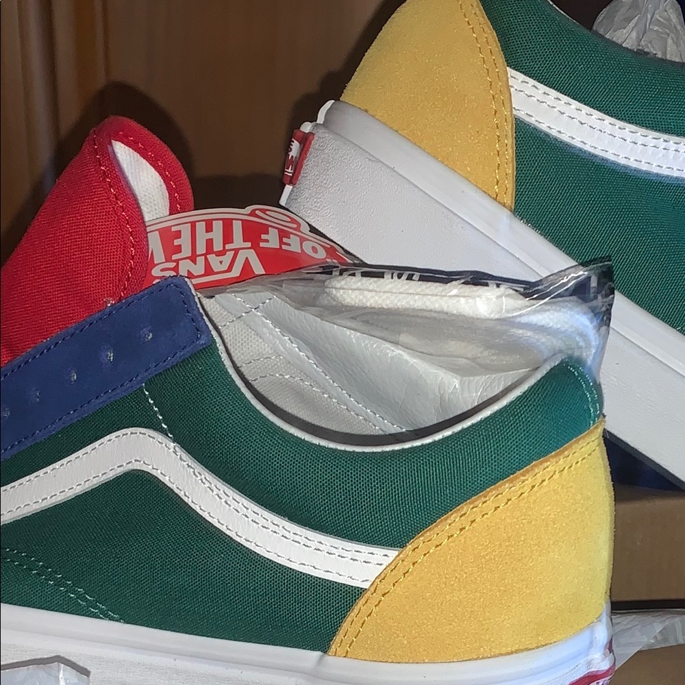 Color blocked Low cut Vans Suede/Canvas🔥
